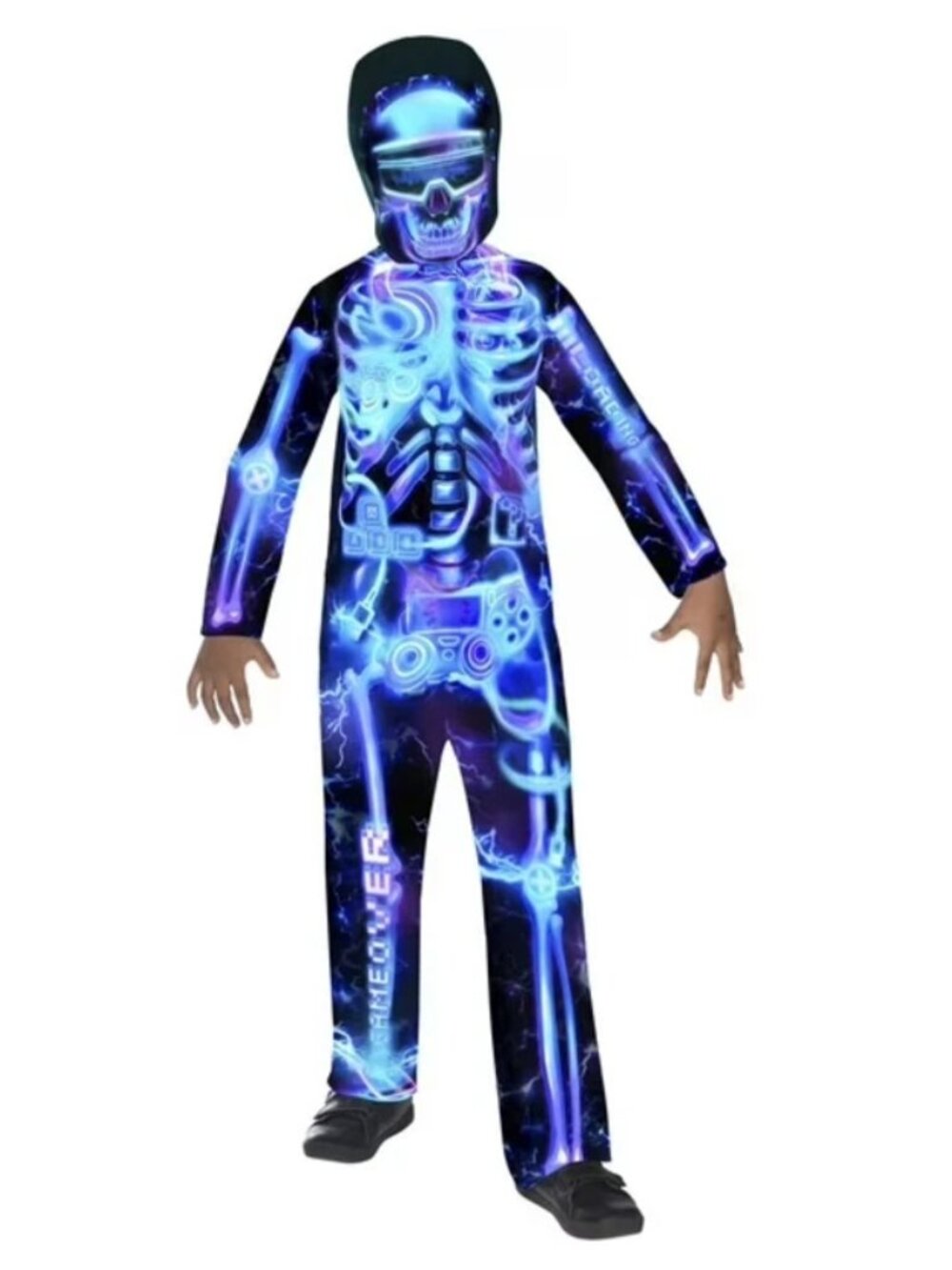 Goodmark Boy's Gaming Skeleton Halloween Costume Medium (8-10)